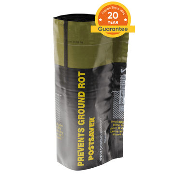 Postsaver - paalbeschermer - Natuurhout