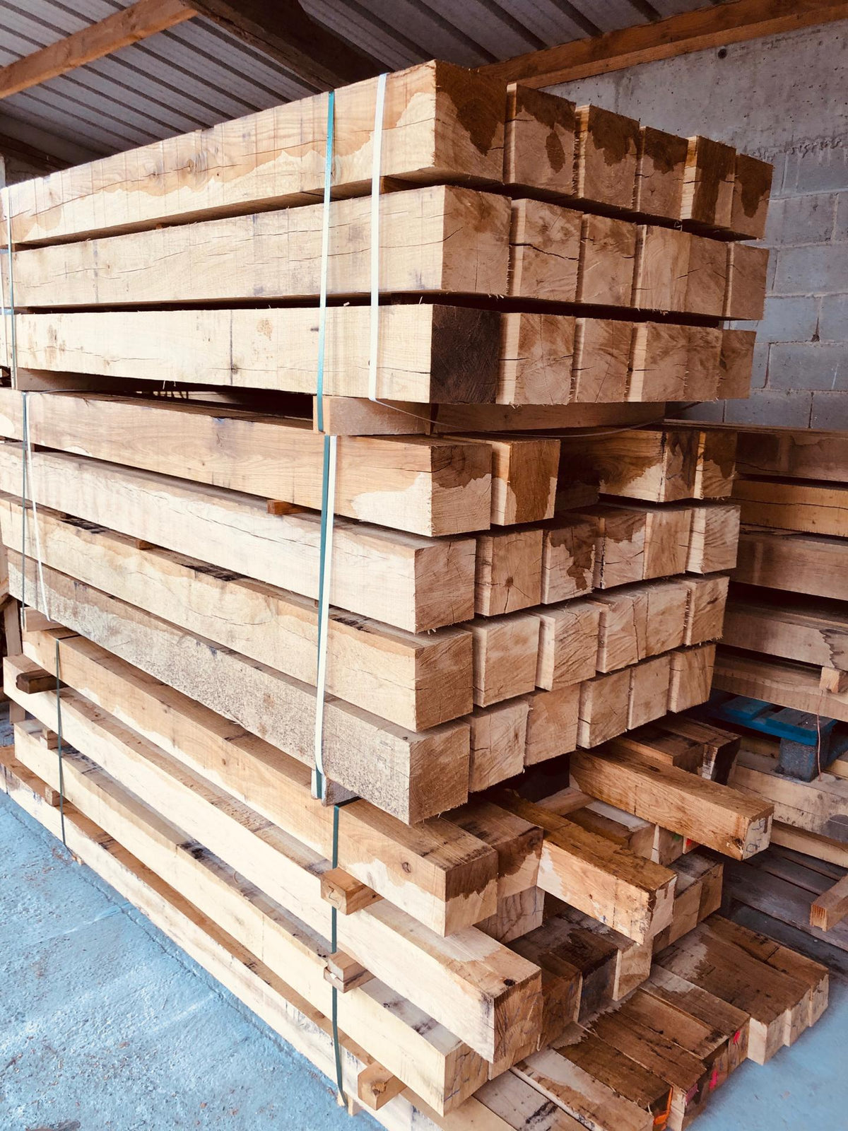 Eiken palen & balken