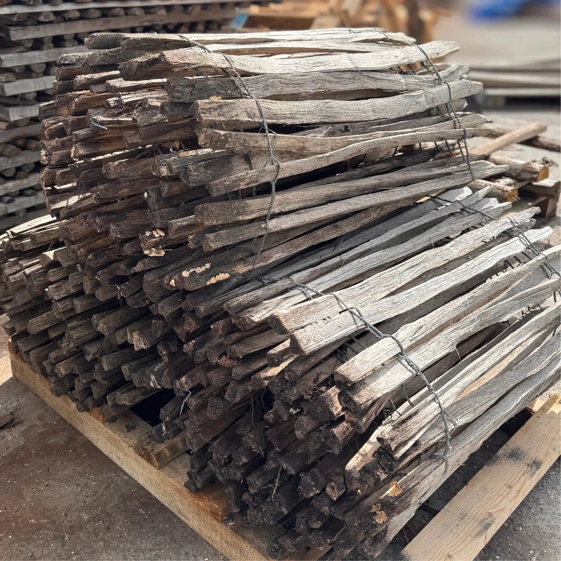 Hazelaar hekwerk 90cm (7/9cm) - Natuurhout