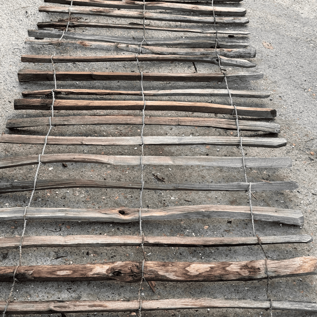 Kastanje hekwerk 1.00m (4/5cm) - 4.20m lengte - Natuurhout