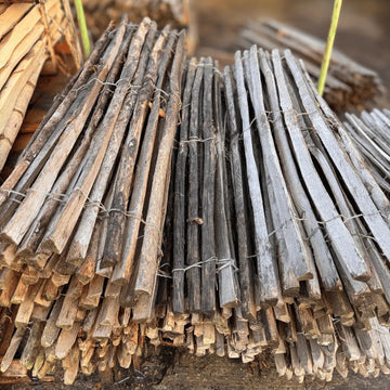 Kastanje hekwerk 1.80m (7/8cm) - 5 meter - Natuurhout