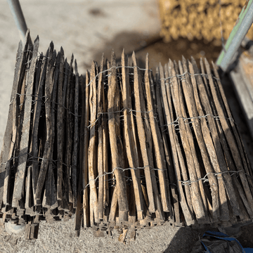 Robinia Hekwerk - 1.00m hoog (3/5cm) - Natuurhout