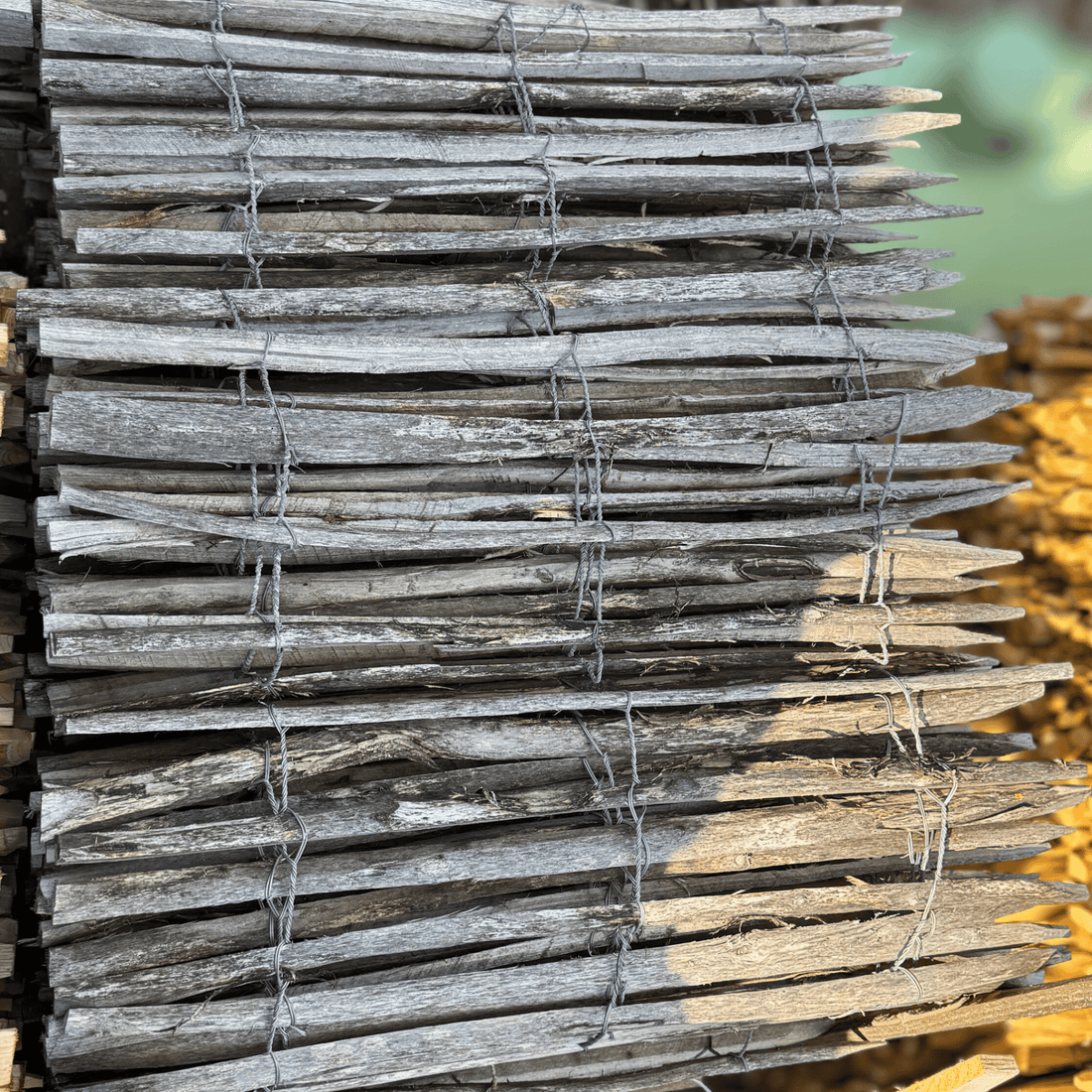 Robinia Hekwerk - 1.00m hoog (7/9cm) - Natuurhout